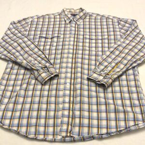 Roper mens plaid button down shirt size XL